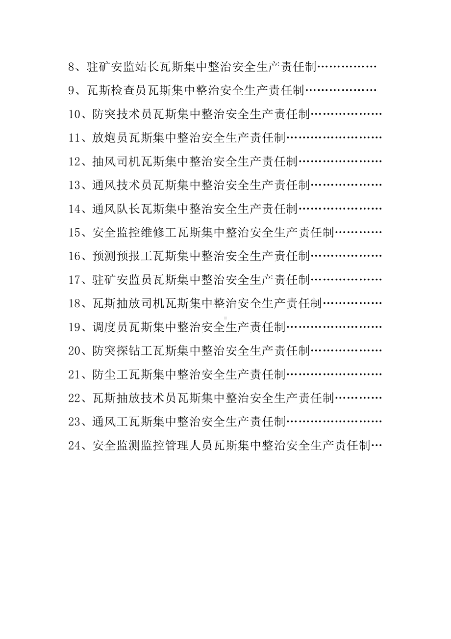 瓦斯集中整治岗位工作责任制参考模板范本.doc_第2页