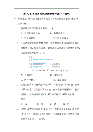 人教版数学四年级上册 第7、8单元 条形统计图 数学广角-优化.docx