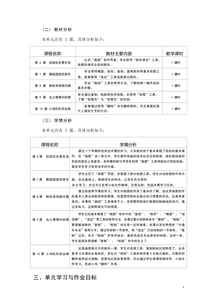 [信息技术2.0微能力]：小学三年级信息技术下（第二单元）田园处处景色美-中小学作业设计大赛获奖优秀作品[模板]-《义务教育信息技术课程标准（2022年版）》.docx_第3页