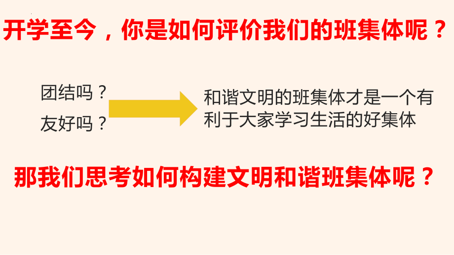 构建文明和谐班集体 ppt课件-2022-2023学年高一主题班会.pptx_第2页