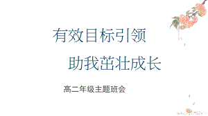 有效目标引领助我茁壮成长 ppt课件 2022-2023学年高二主题班会 .pptx