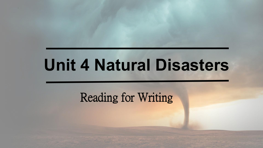 Unit 4 Reading for Writingppt课件 -新人教版(2019新版)《高中英语》必修第一册.pptx_第1页