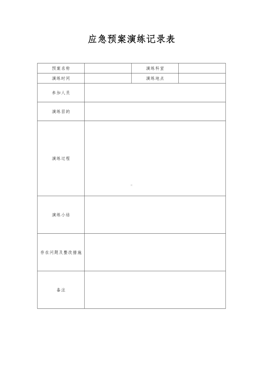 医院应急救援预案全套参考范本.doc_第1页