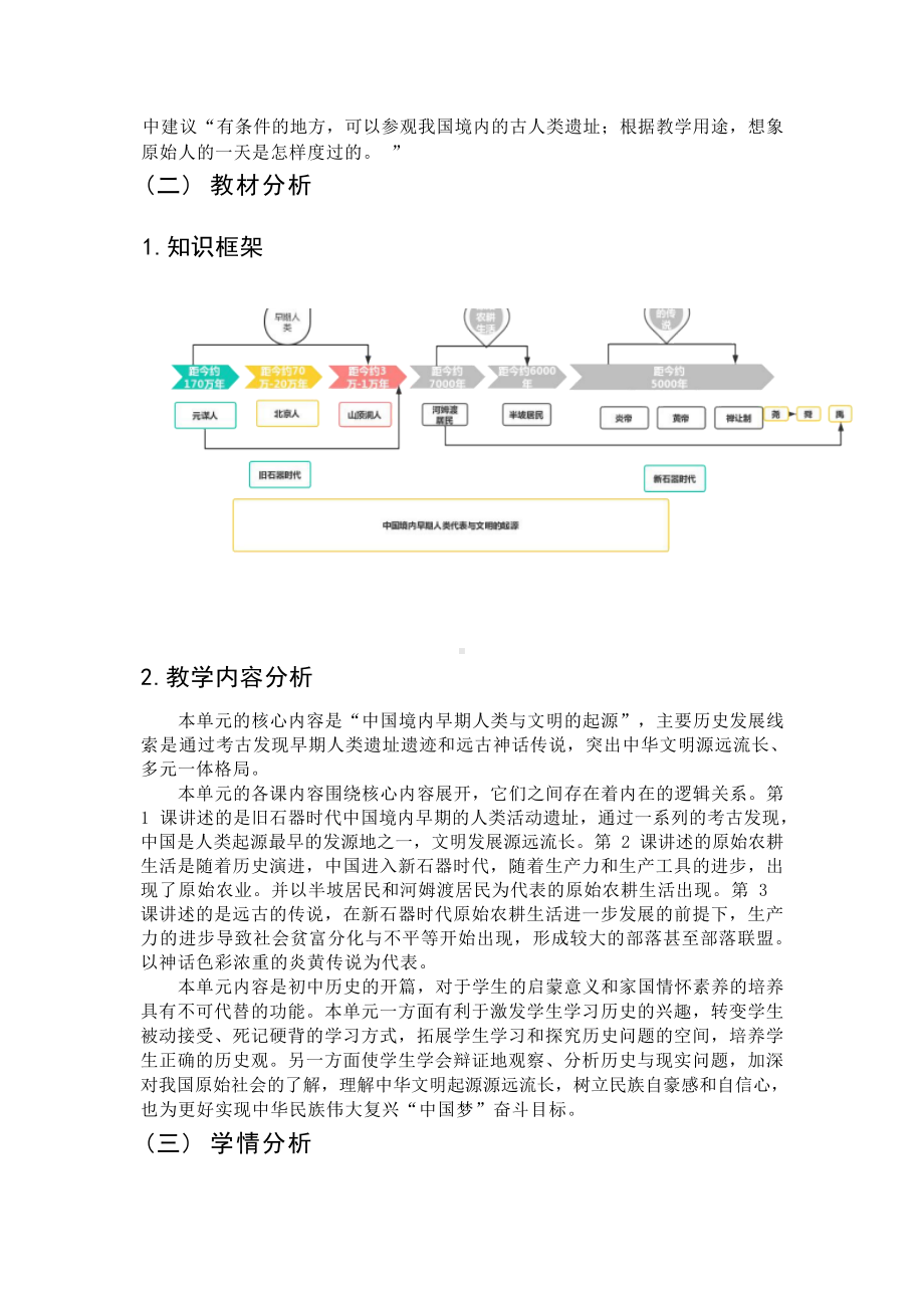 [信息技术2.0微能力]：中学七年级历史上（第一单元）中国境内早期人类-中小学作业设计大赛获奖优秀作品[模板]-《义务教育历史课程标准（2022年版）》.docx_第3页