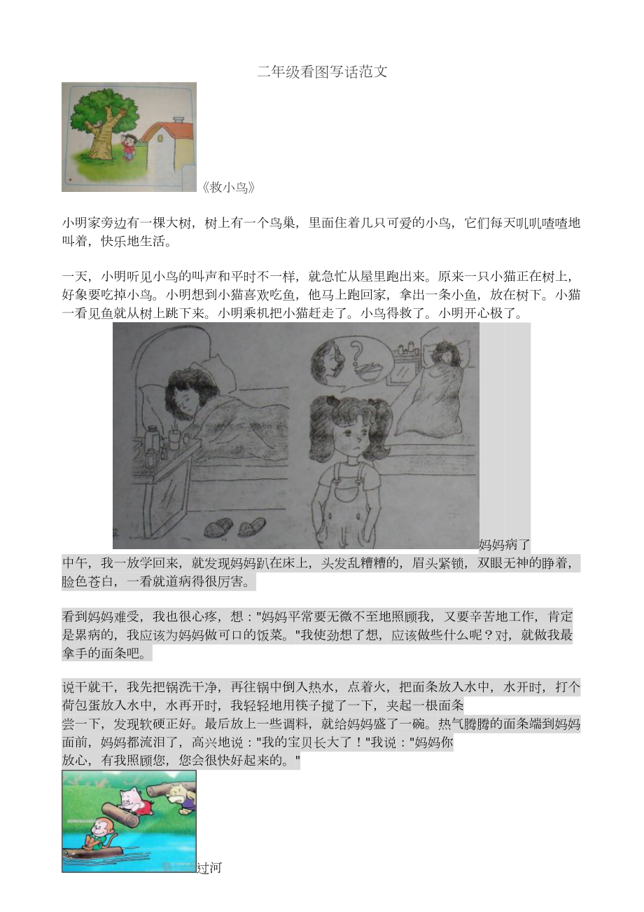 小学二年级看图写话范文大全.docx_第1页