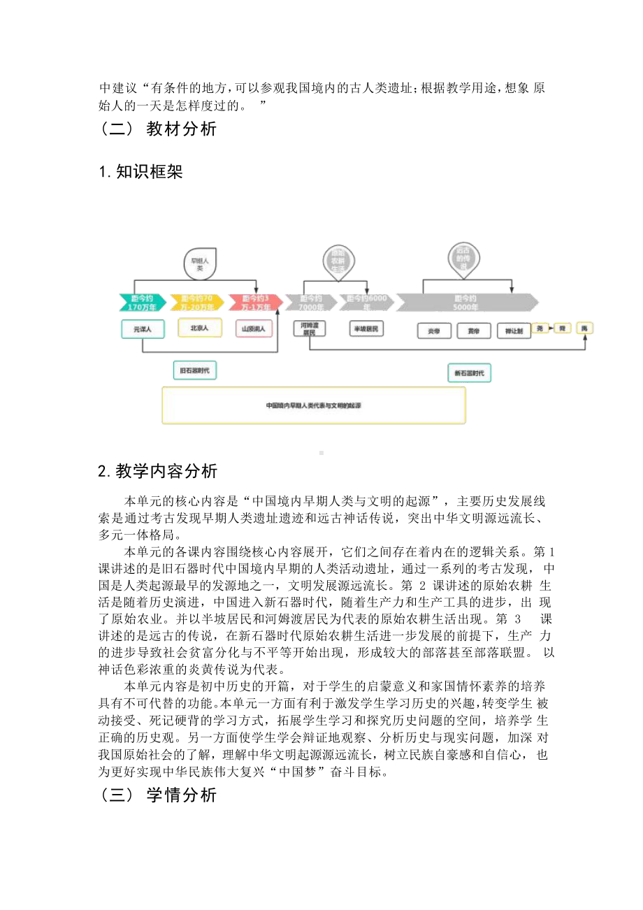 [信息技术2.0微能力]：中学七年级历史上（第一单元）中国境内早期人类-中小学作业设计大赛获奖优秀作品[模板]-《义务教育历史课程标准（2022年版）》.pdf_第3页