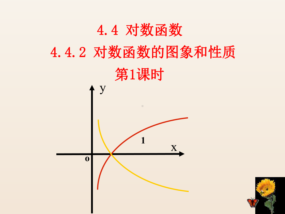 4.4.2 对数函数的图象和性质（第1课时）ppt课件 -2022新人教A版（2019）《高中数学》必修第一册.pptx_第1页