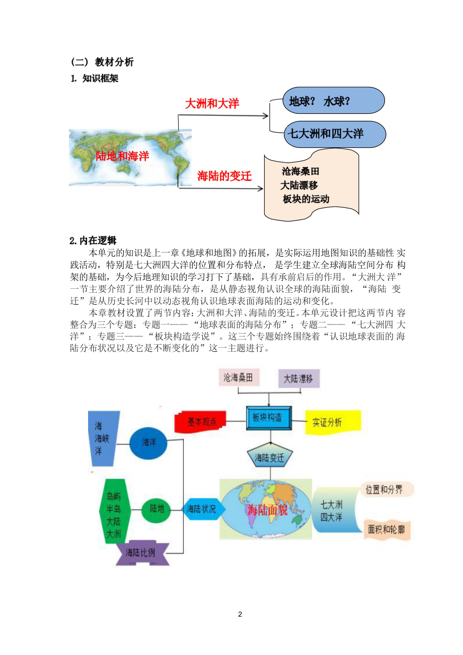 [信息技术2.0微能力]：中学七年级地理上（第二章）七大洲四大洋-中小学作业设计大赛获奖优秀作品[模板]-《义务教育地理课程标准（2022年版）》.pdf_第3页