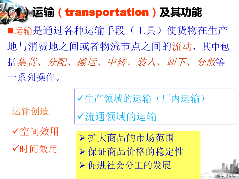 （电子商务物流过程管理）电子商务物流运输课件.ppt_第3页