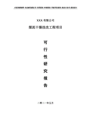 煤泥干燥技改工程项目可行性研究报告建议书.doc