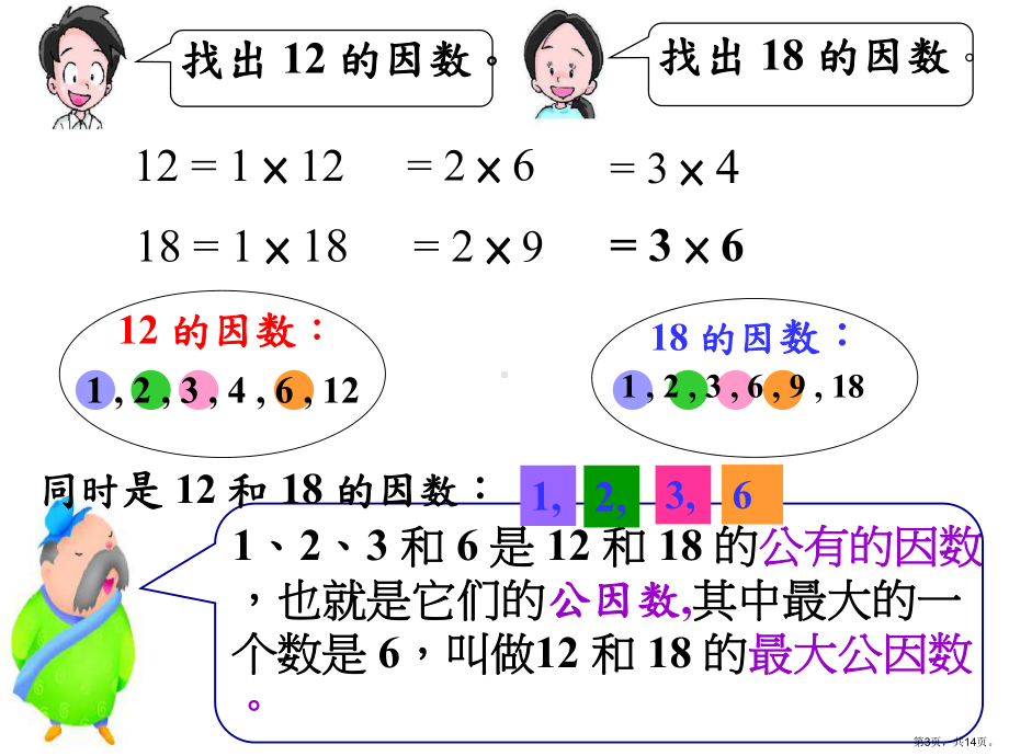 《公因数和最大公因数》公倍数和公因数教学ppt课件(185).ppt_第3页