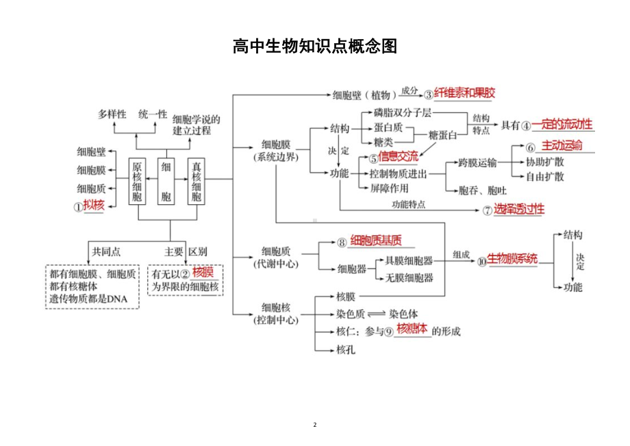 高中生物高考复习知识点概念图汇总.docx_第2页