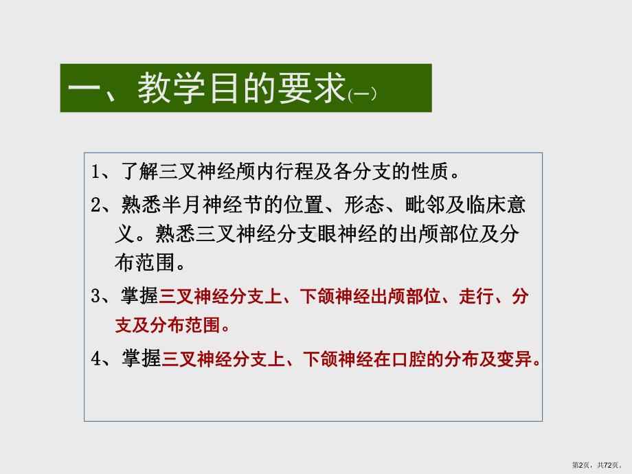 三叉神经和面神经分解课件.pptx_第2页