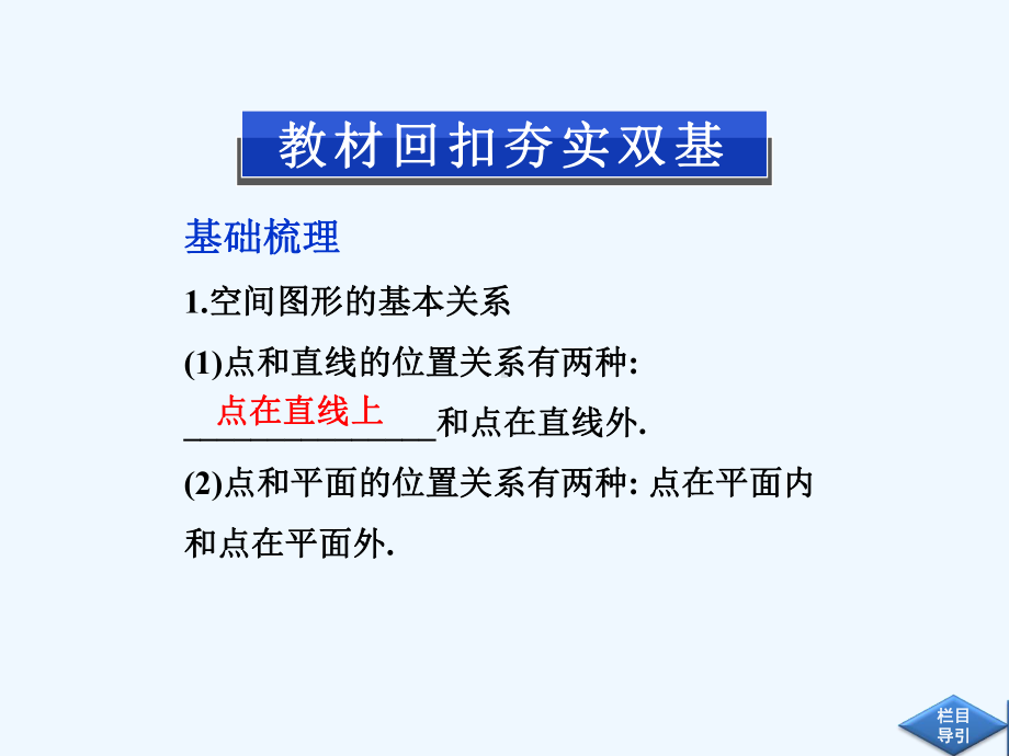 七空间图形的基本关系及公理课件.ppt_第2页