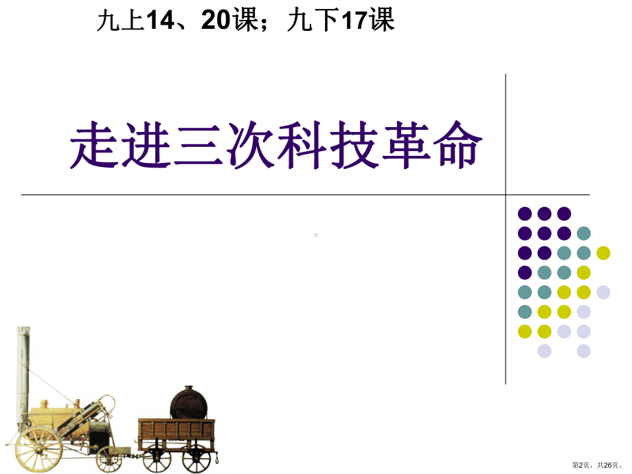 三次科技革命复习教学课件共26p.ppt_第2页