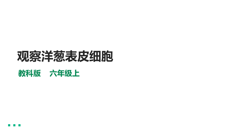 1.4《观察洋葱表皮细胞》（ppt课件+视频）-2022新教科版六年级上册《科学》.rar