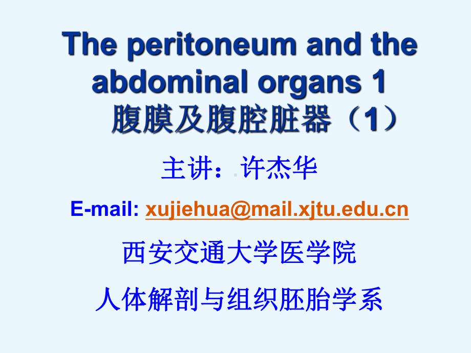 上腹部脏器解剖腹膜和胃new课件.ppt_第1页