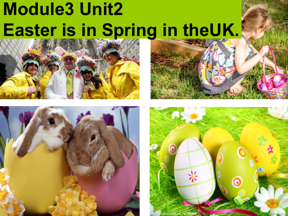 Module 3 Unit 2 Easter is in Spring in the UK ppt课件（35张ppt）-外研版（一年级起点）五年级上册《英语》.ppt_第1页