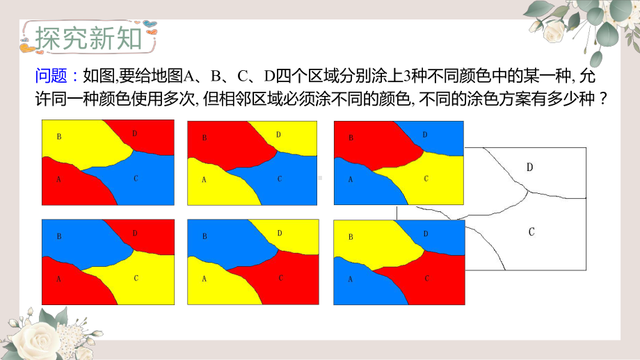 6.2排列组合之涂色问题ppt课件-2022新人教A版（2019）《高中数学》选择性必修第三册.pptx_第3页