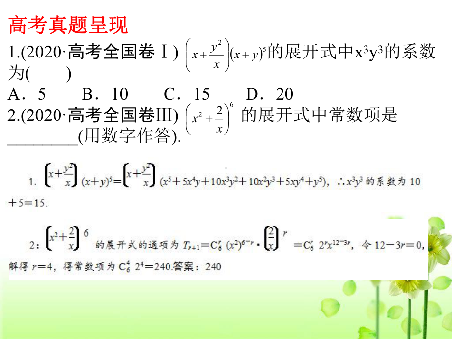 6.3.1二项式定理 ppt课件-2022新人教A版（2019）《高中数学》选择性必修第三册.pptx_第2页