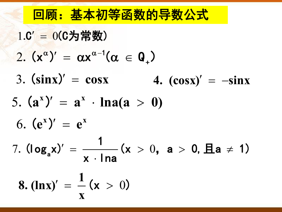 5.2.2导数的四则运算法则ppt课件(001)-2022新人教A版（2019）《高中数学》选择性必修第二册.ppt_第3页