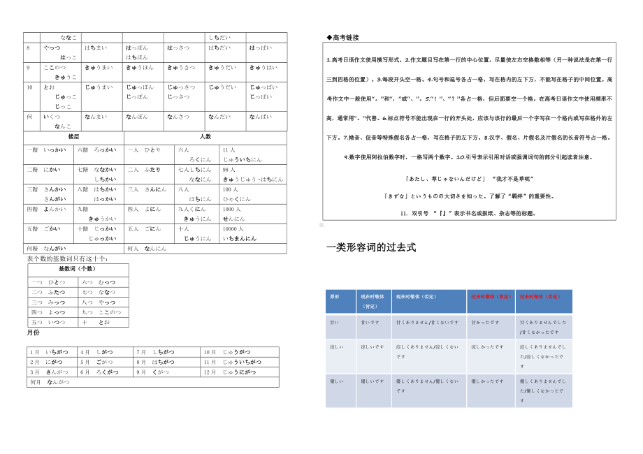 第11课 导学案-新人教版（2019）《高中日语》必修第一册.doc_第2页