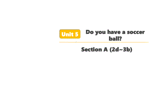 人教版英语七年级上册 Unit 5 Section A(2d—3b).pptx