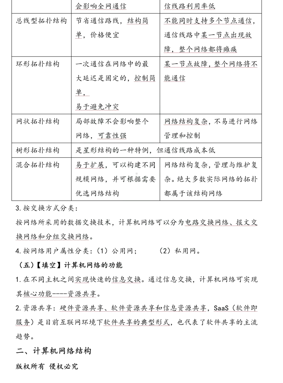 自考04741计算机网络原理押题精华考点串讲资料汇总.pdf_第2页