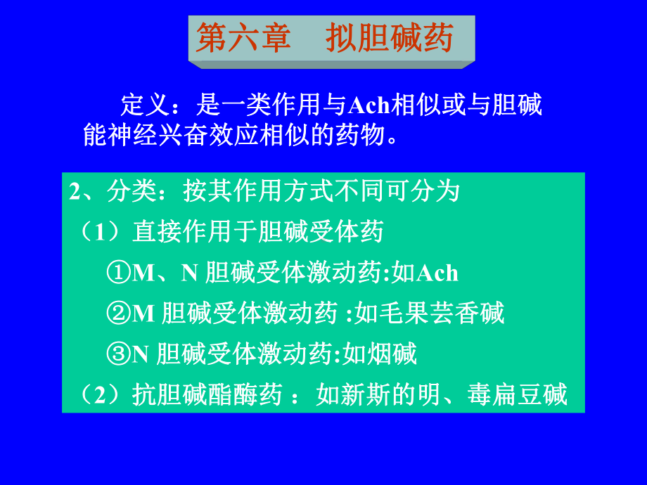 拟胆碱药医学教学课件.pptx_第1页