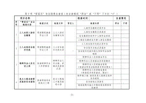 十项“零容忍”安全隐患自查表.doc