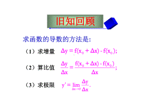 122基本初等函数的导数公式及导数的运算法则课件.ppt