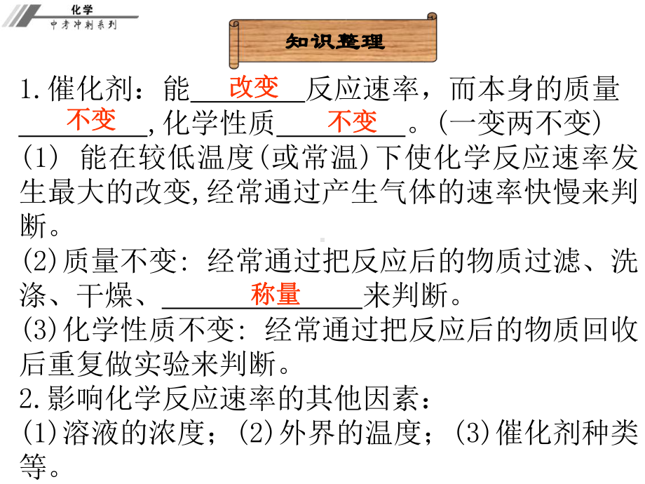 专题四催化剂的探究课堂本课件.ppt_第2页