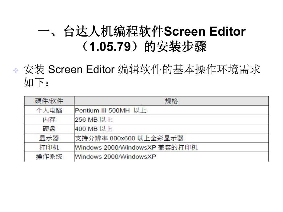 《电气自动化技术实训》模块九台达人机编辑软件ScreenEditor的使用课件.ppt_第3页