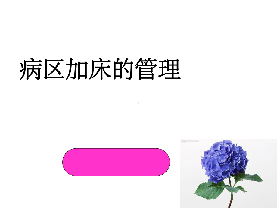 《病区加床的管理》课件.ppt_第1页