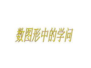 《数图形中的学问》课件.ppt