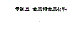 2020年福建中考化学复习专题五金属和金属材料课件.pptx