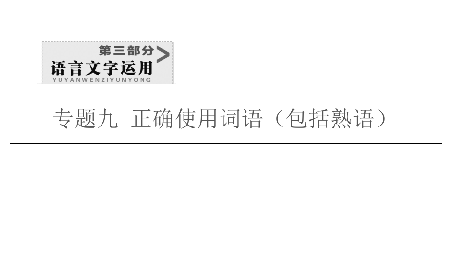 20202021学年新高考语文语言文字运用正确使用词语内化解题技法(21张)课件.pptx_第1页