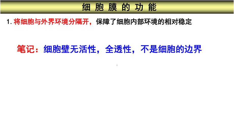 2021高三一轮复习细胞膜的结构和功能36课件.pptx_第3页