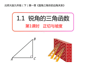 11第1课时正切与坡度课件.ppt