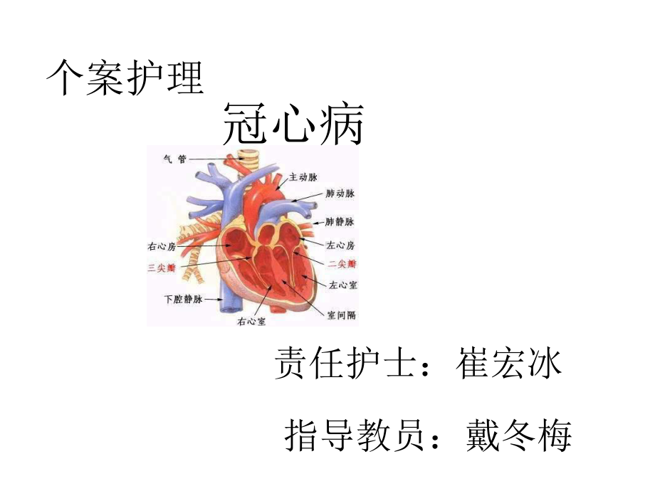 个案护理冠心病课件.ppt_第1页