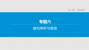 中考语文复习专题训练：病句辨析与修改(含解析)课件.pptx