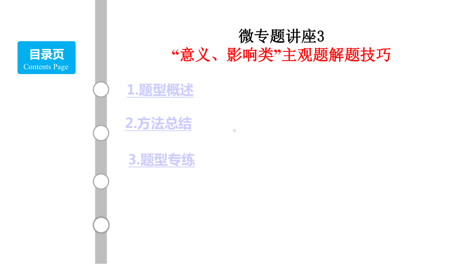 “意义、影响类”主观题解题技巧课件.ppt_第1页