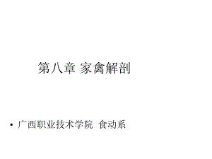 (第八章)家禽解剖课件.ppt