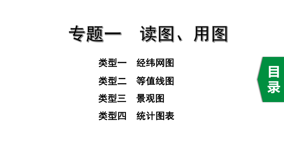 2020年福建中考地理复习常考专题一读图、用图课件.pptx_第1页