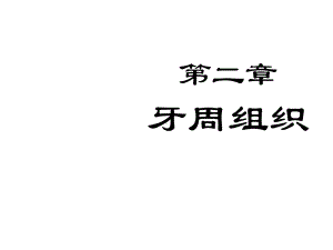 《牙周组织》幻灯片课件.ppt