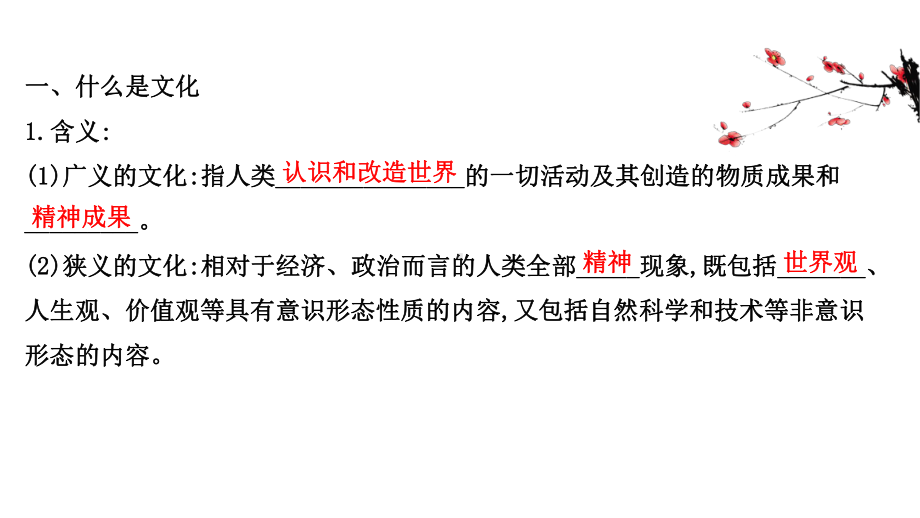 (新教材)（人教版）20版高中《高中全程学习方略》必修四371(思想政治)文化的内涵与功能课件.ppt_第3页