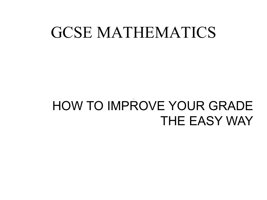 IGCSE数学考试注意要点课件.ppt_第1页