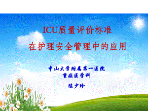 ICU质量评价标准课件.ppt