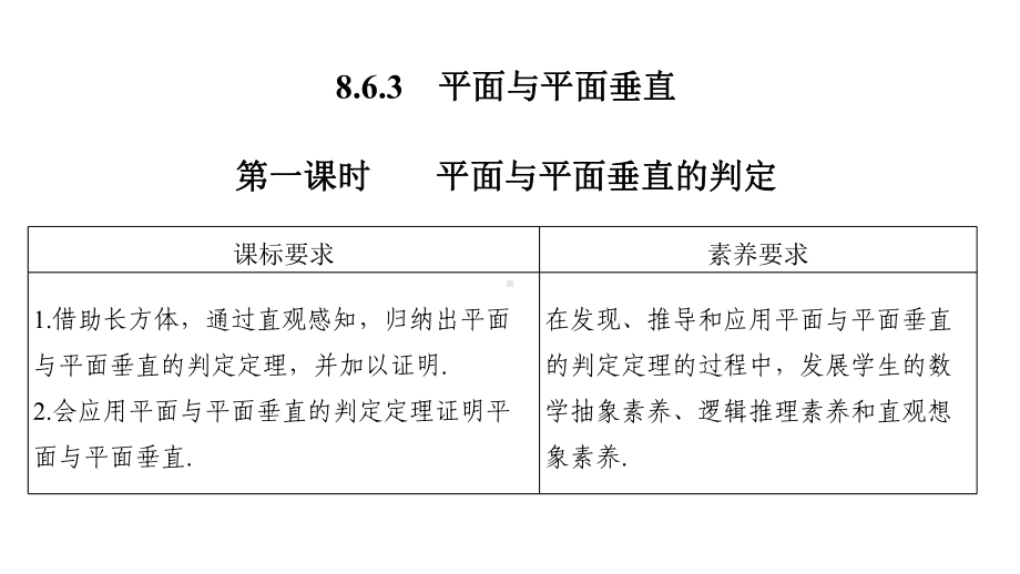 863第一课时平面与平面垂直的判定课件.pptx_第1页