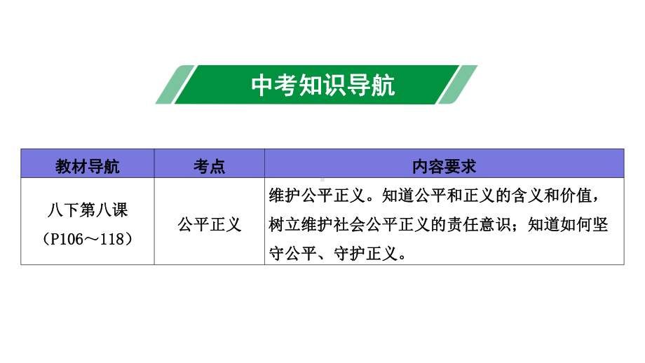 2020年道德与法治中考复习考点20维护公平正义课件.pptx_第3页